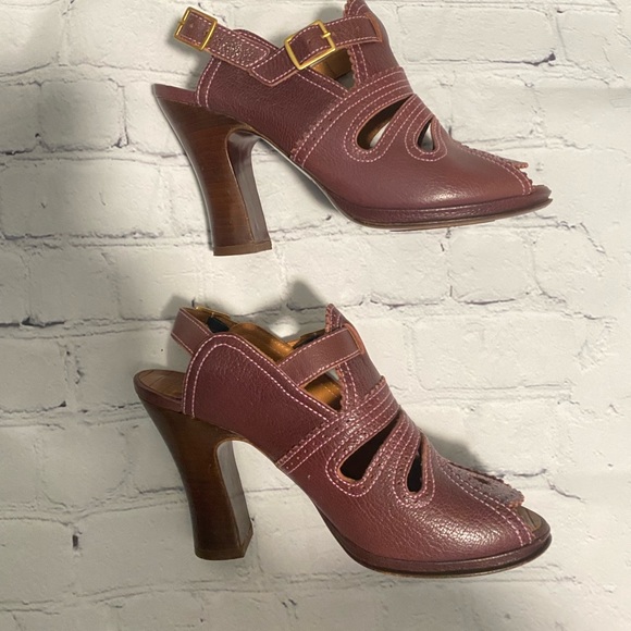 Chie Mihara retro leather heels - Picture 2 of 9